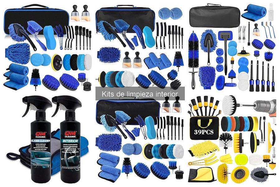 ¿Qué es un kit de limpieza interior para coche?