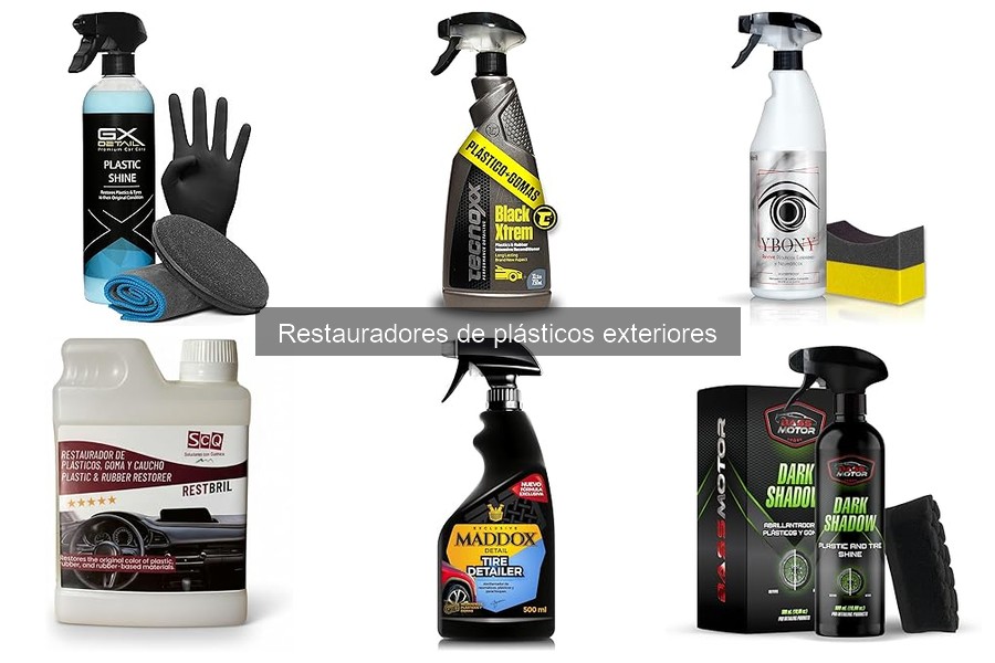 ¿Qué es un restaurador de plásticos exteriores para coches?