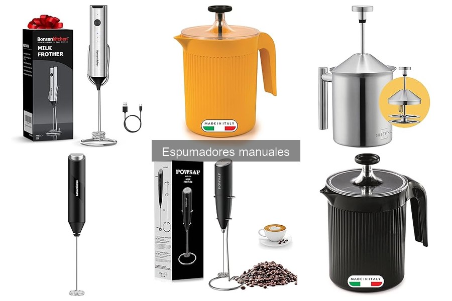 ¿Qué materiales son los mejores para espumadores manuales?