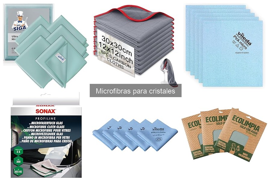 ¿Qué son las microfibras para cristales? Guía completa