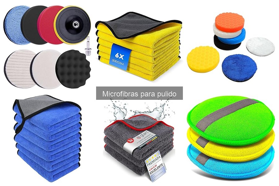 ¿Qué son las microfibras para pulido del coche?