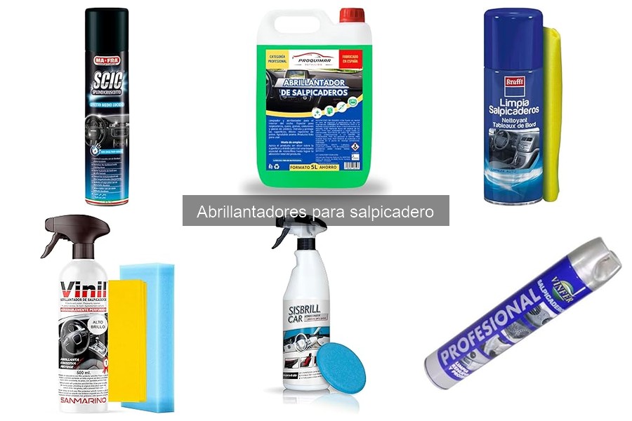 ¿Qué son los abrillantadores para salpicadero? Funciones y beneficios