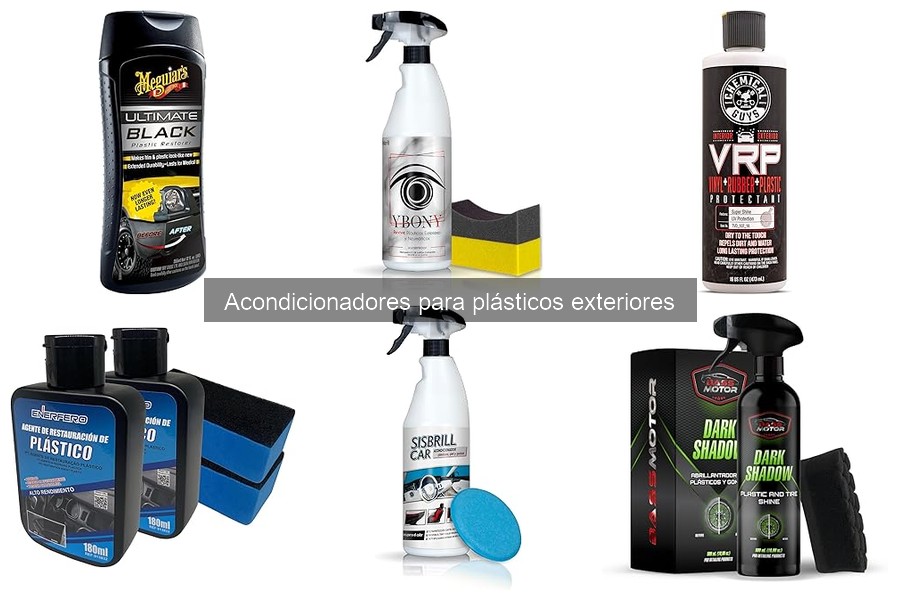 ¿Qué son los acondicionadores para plásticos exteriores?