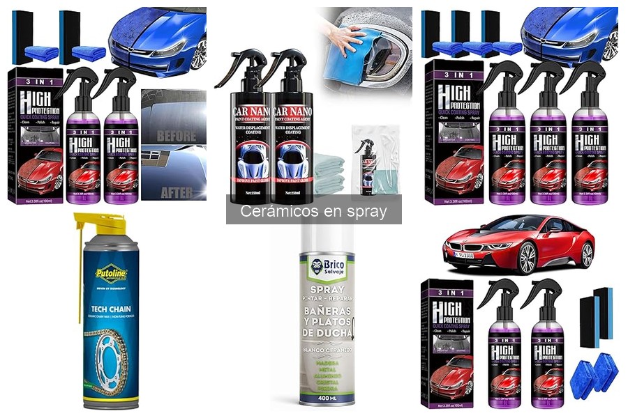 ¿Qué son los cerámicos en spray para coches?
