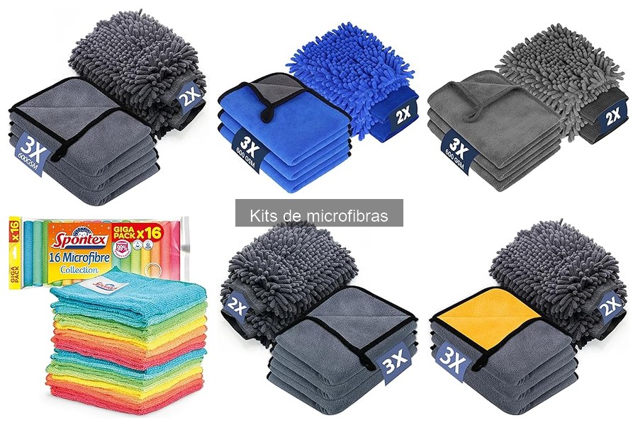 ¿Qué son los kits de microfibras para el cuidado del coche?