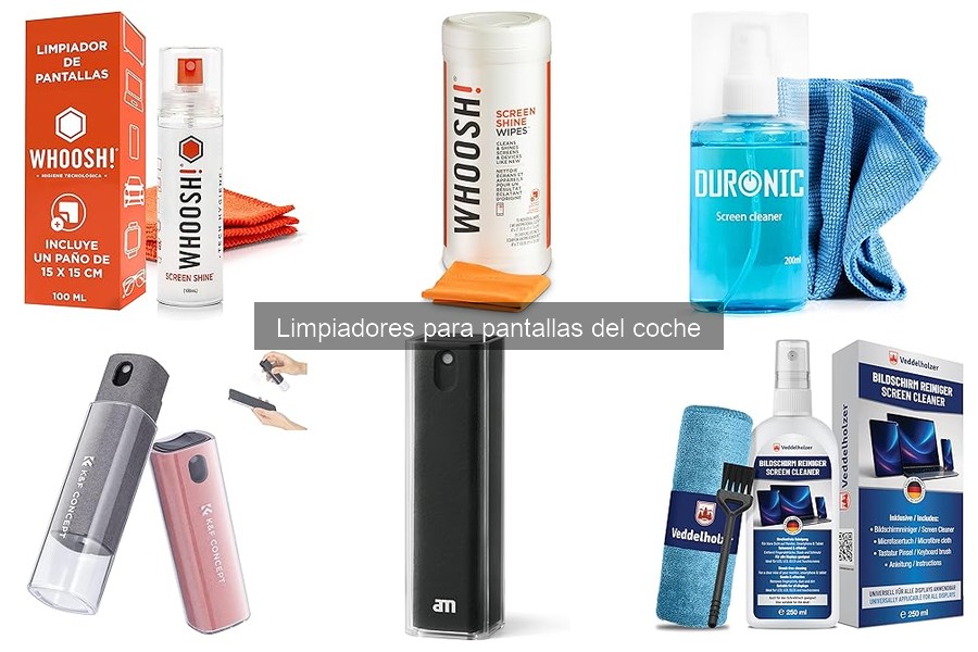 ¿Qué son los limpiadores para pantallas del coche?