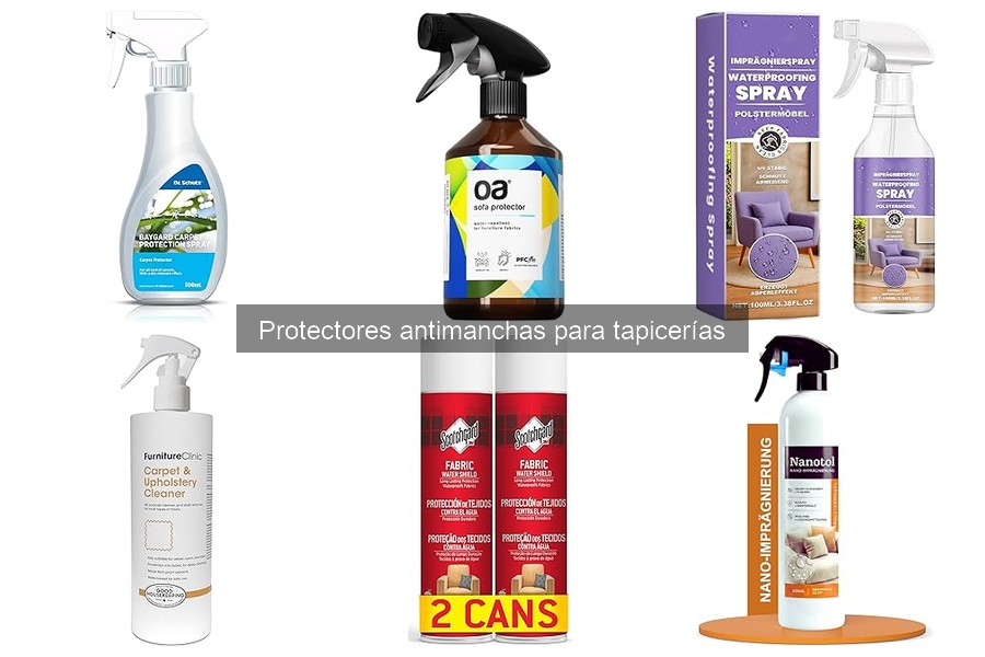 ¿Qué son los protectores antimanchas para tapicerías?