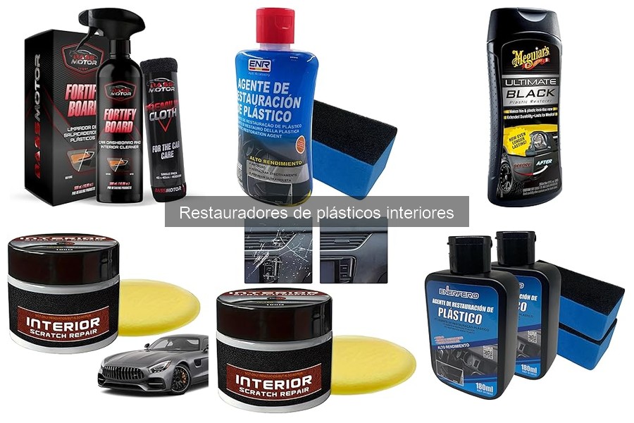 ¿Qué son los restauradores de plásticos interiores para coche?
