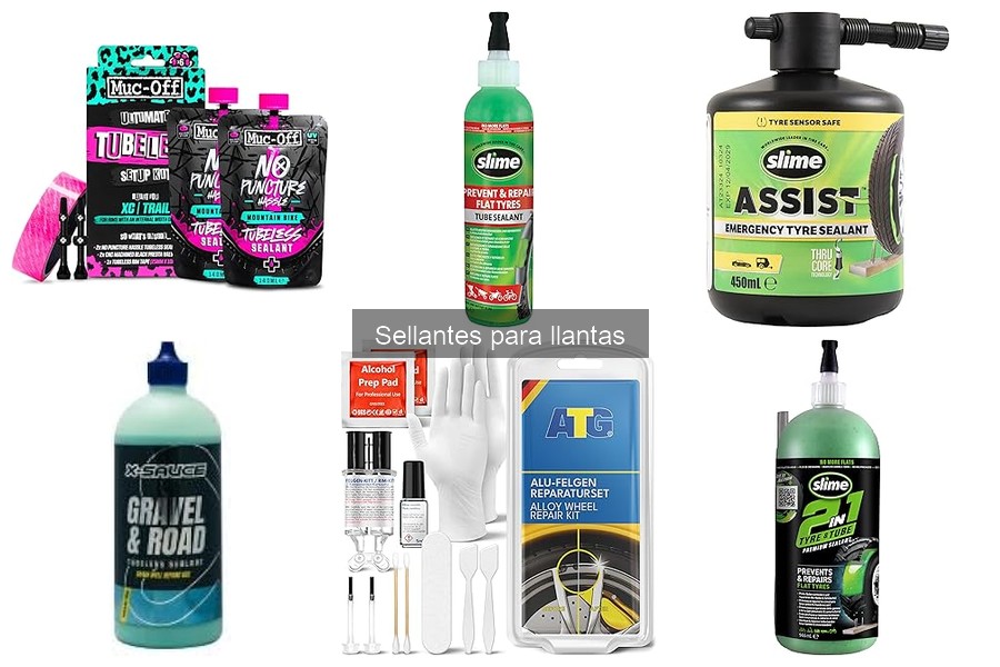 ¿Qué son los sellantes para llantas? Descubre su función