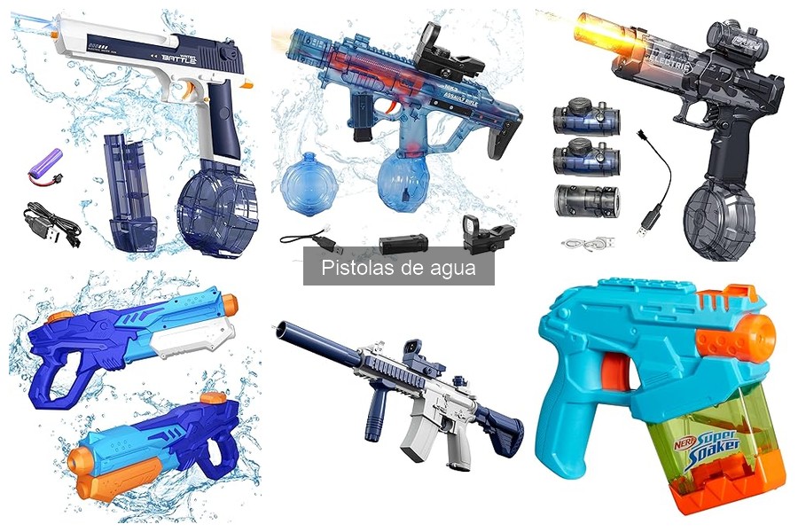 Soluciona problemas comunes con pistolas de agua
