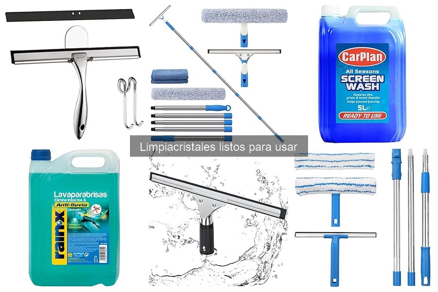 ¿Son ecológicos los limpiacristales listos para usar?
