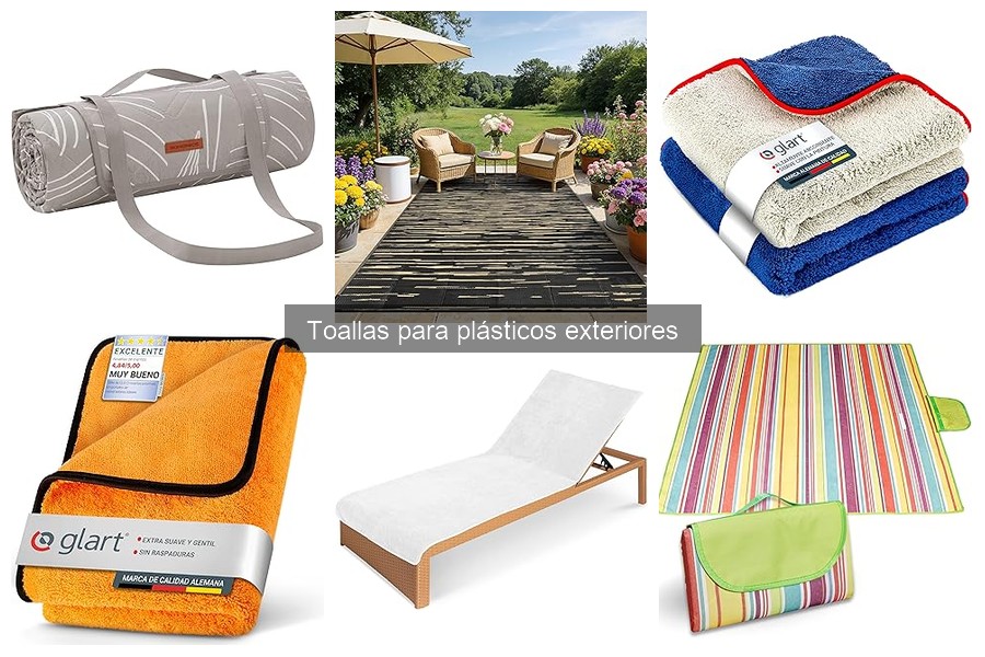 ¿Son reutilizables las toallas para plásticos exteriores?