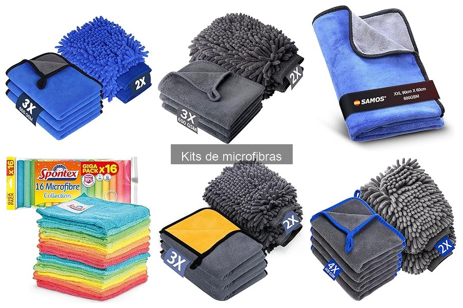 ¿Son reutilizables los kits de microfibras para coche?
