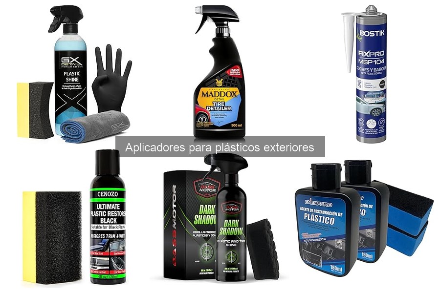 Tipos de aplicadores para plásticos exteriores: guía práctica