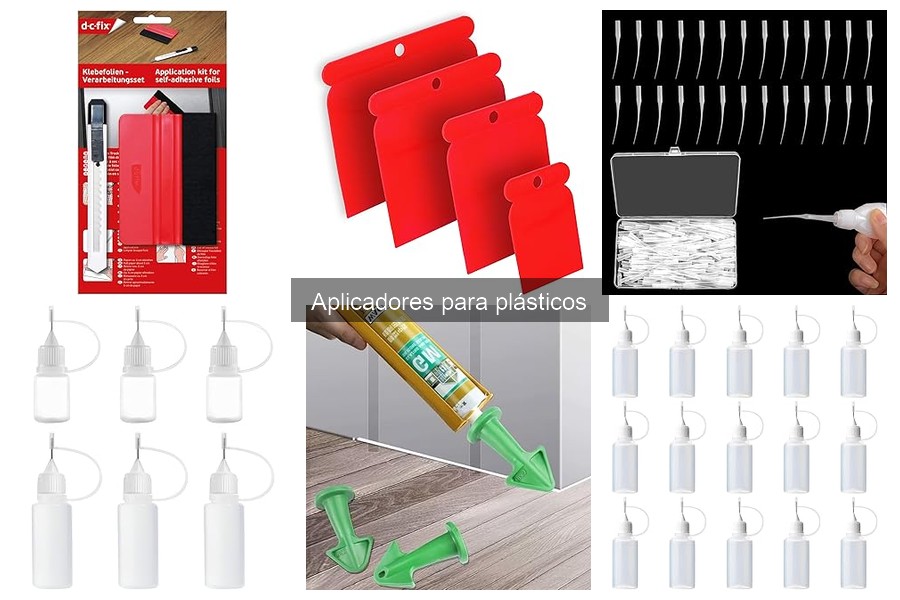 Tipos de aplicadores para plásticos y sus usos efectivos