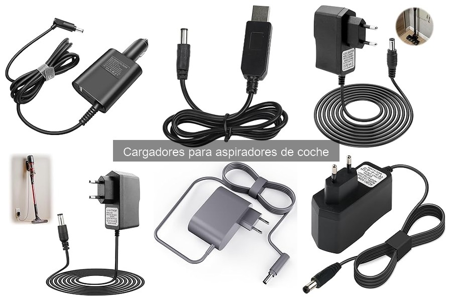Tipos de Cargadores para Aspiradores de Coche: ¡Descubre Todas las Opciones!
