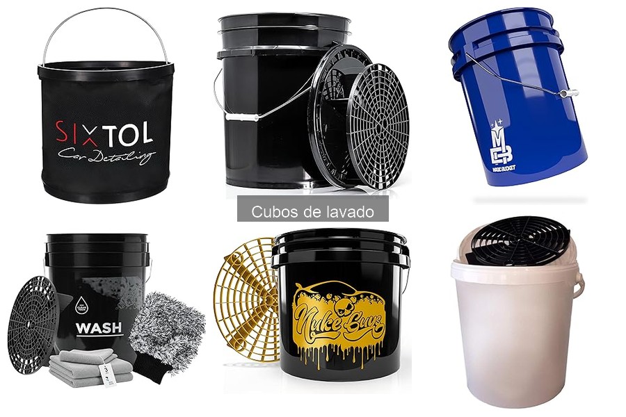 Tipos de cubos de lavado para coches: guía y ventajas