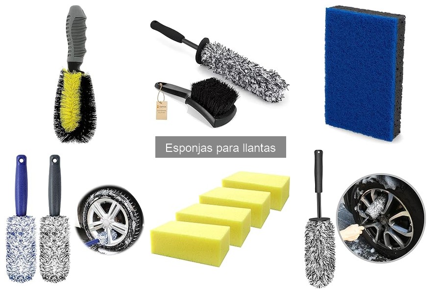 Tipos de esponjas para llantas y sus usos en el cuidado del coche