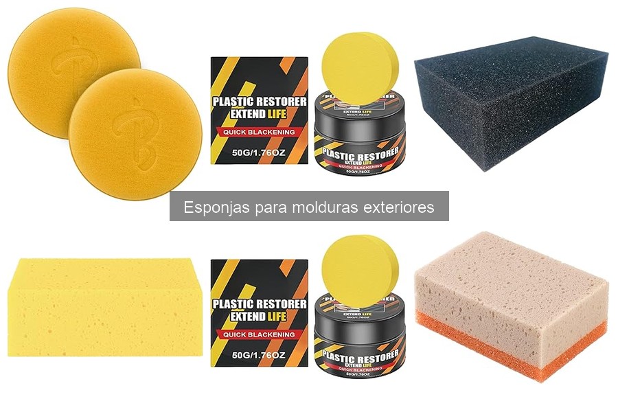 Tipos de esponjas para molduras exteriores: guía completa