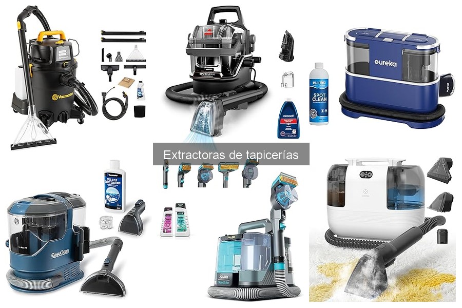 Tipos de extractoras de tapicerías: características y ventajas