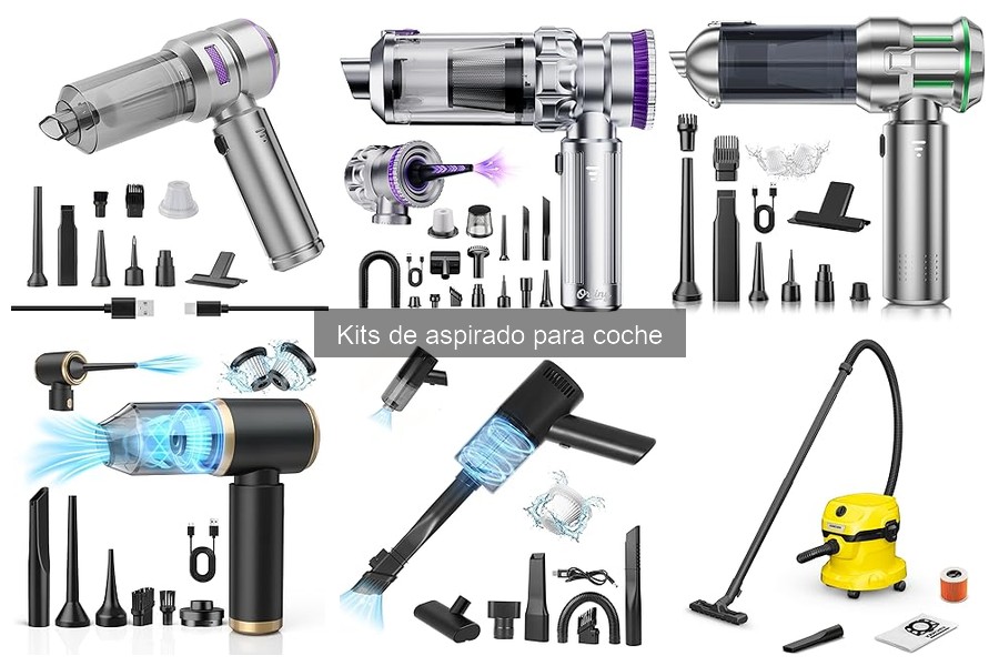 Tipos de kits de aspirado para coche: guía completa