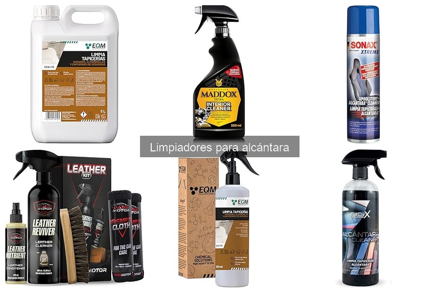 Tipos de limpiadores para alcántara: características y comparación