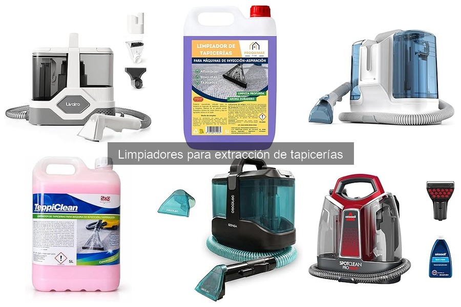 Tipos de Limpiadores para Extracción de Tapicerías