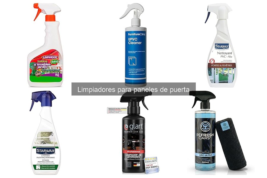 Tipos de Limpiadores para Paneles de Puerta de Coche