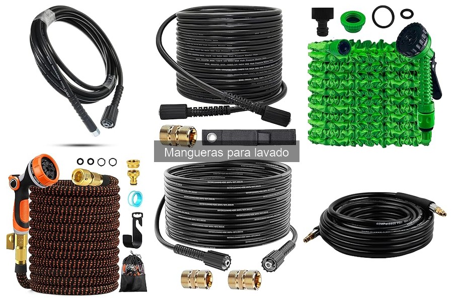 Tipos de mangueras para lavado de coche: guía completa