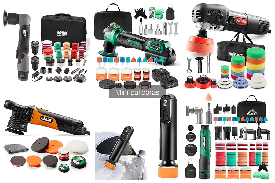 Tipos de mini pulidoras: Guía completa de opciones disponibles