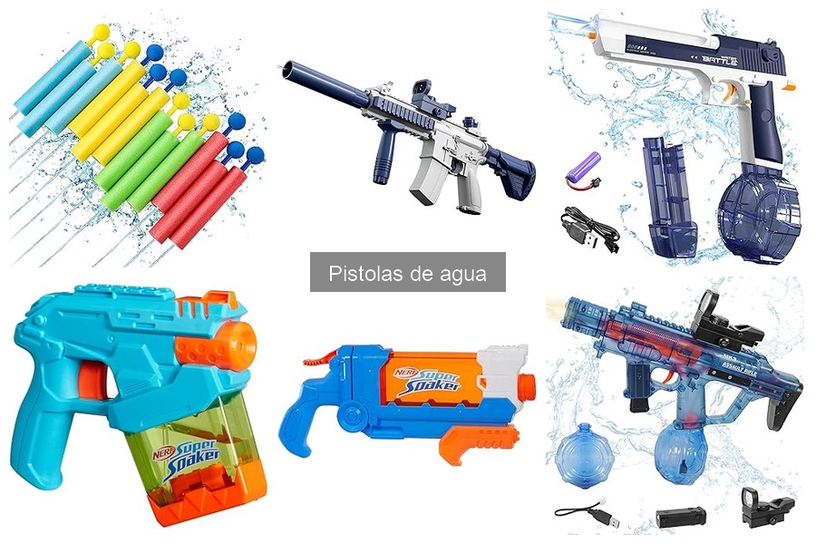 Tipos de pistolas de agua: Guía completa y características