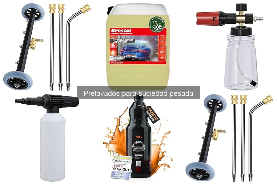 Tipos de Prelavados para Suciedad Pesada: Guía Completa