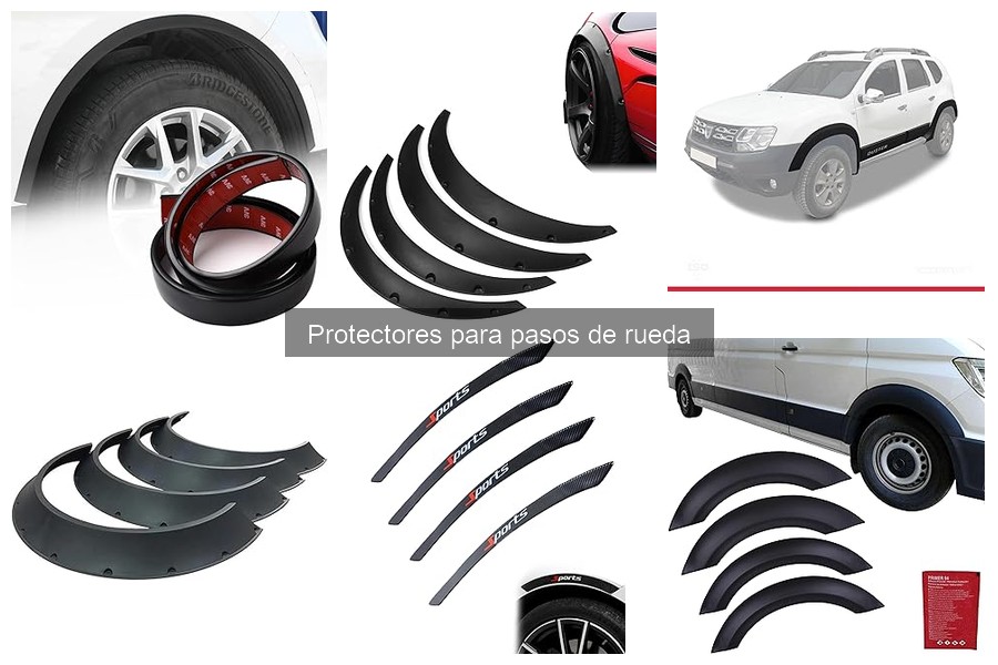 Tipos de protectores para pasos de rueda: guía completa