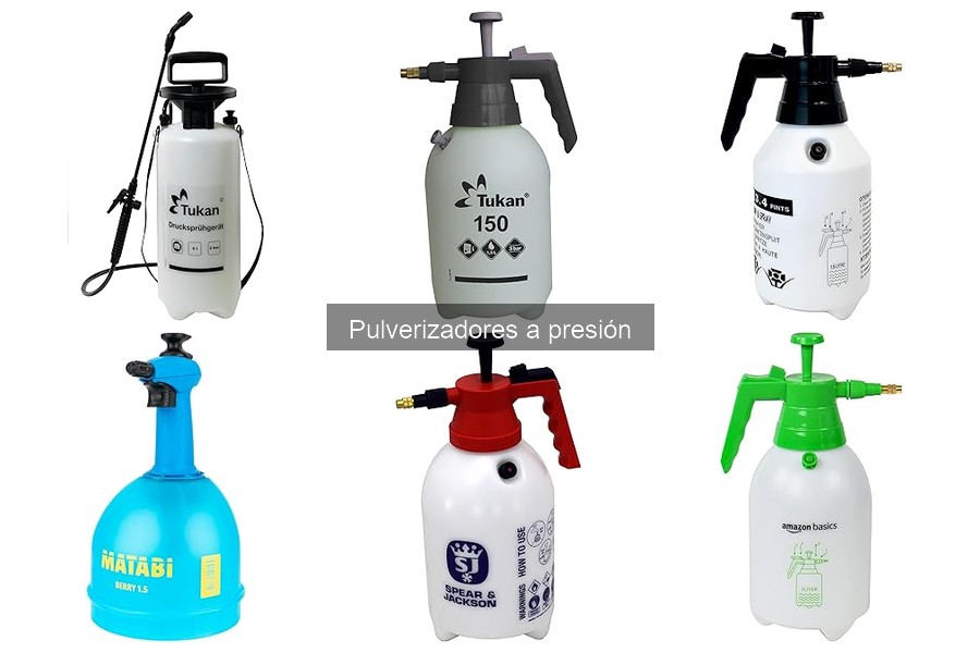Tipos de pulverizadores a presión: guía y usos