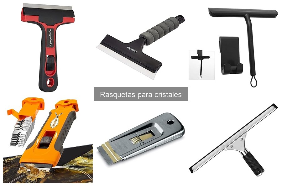 Tipos de rasquetas para cristales: Guía completa y recomendaciones