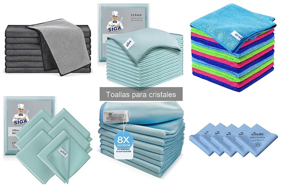 Toallas para cristales: Dónde comprarlas a buen precio