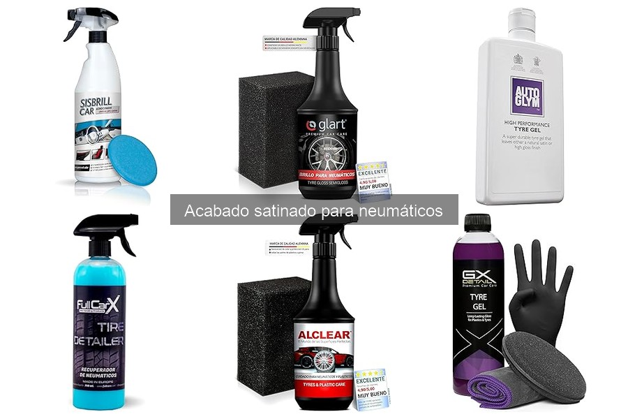 Todo sobre el acabado satinado para neumáticos