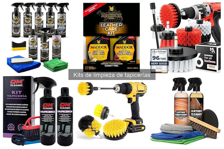 Todo sobre los kits de limpieza de tapicerías para coches