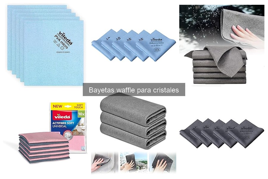 Ventajas de las bayetas waffle para limpiar cristales