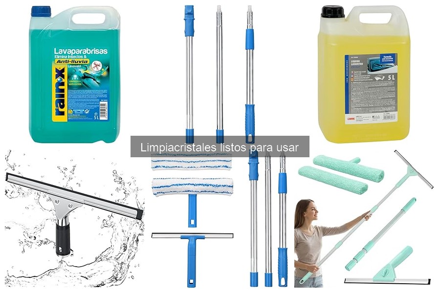 Ventajas de usar limpiacristales listos para usar en tu coche