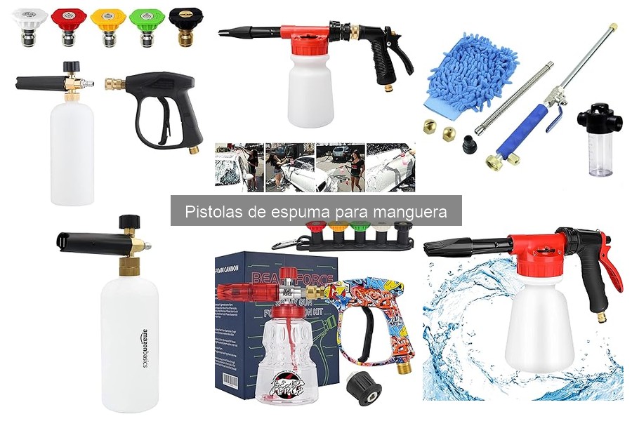 Ventajas de usar pistolas de espuma para manguera en limpieza