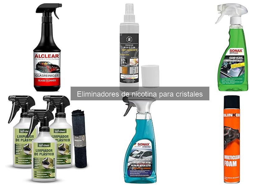 Ventajas y desventajas de eliminadores de nicotina para cristales