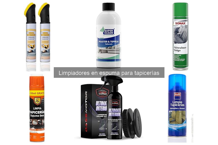 Ventajas y desventajas de los limpiadores en espuma para tapicerías