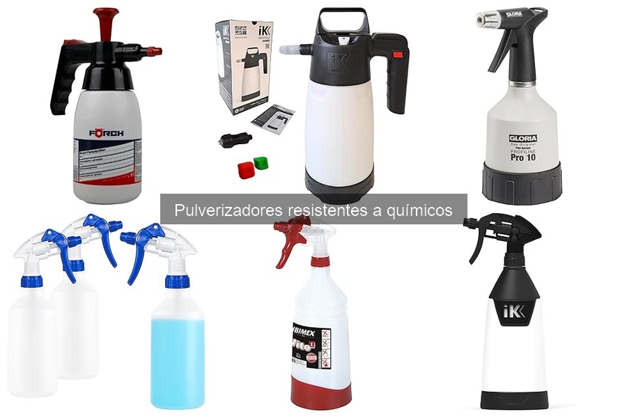 Ventajas y desventajas de pulverizadores resistentes a químicos