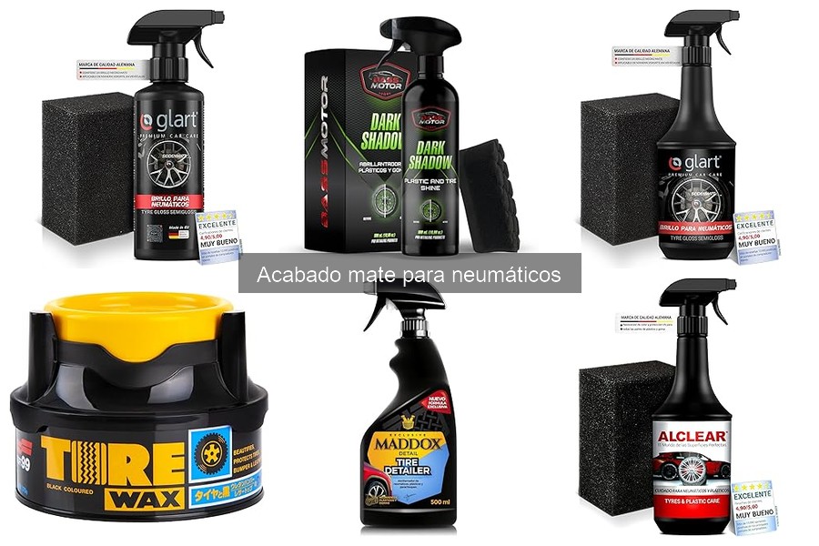 Ventajas y desventajas del acabado mate para neumáticos